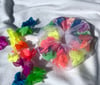 Floral Organza Scrunchies