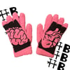 UNIVERSITY GLOVES - PINK FUZZ