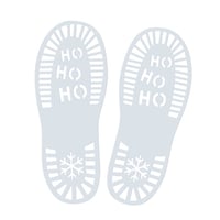 Image 3 of Santa's Footprint Christmas Stencils