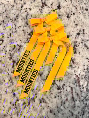 PERSONALIZED Long Tail Grosgrain Bows