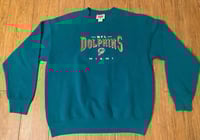 Image 1 of Miami Dolphins Vintage Crewneck (L)