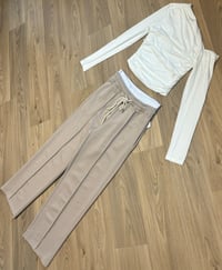 Image 5 of Pintuck jogger - 5 colours