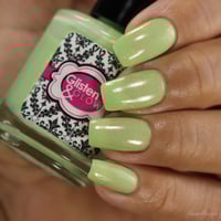 Image 5 of Glisten & Glow Feather Green