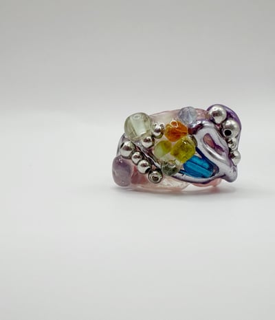 Image of Lavender chunky ring
