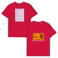 Image 10 of Unisex organic cotton t-shirt (get out of hell free card)