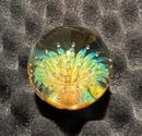 Image 3 of Yellow/Green Air Trap Marble