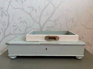 Image of Hand painted vintage wooden drawer 