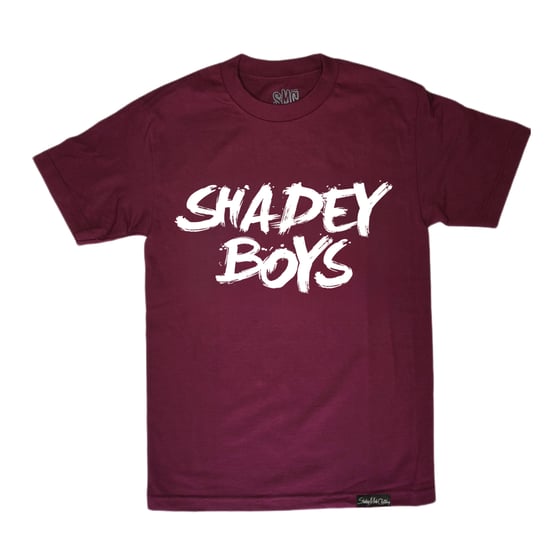Image of Shadey Boys (Burgundy/White)