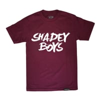 Shadey Boys (Burgundy/White)
