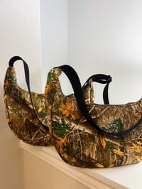 Image 3 of camo crescent bag