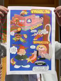 Be yourself A3 riso prints 