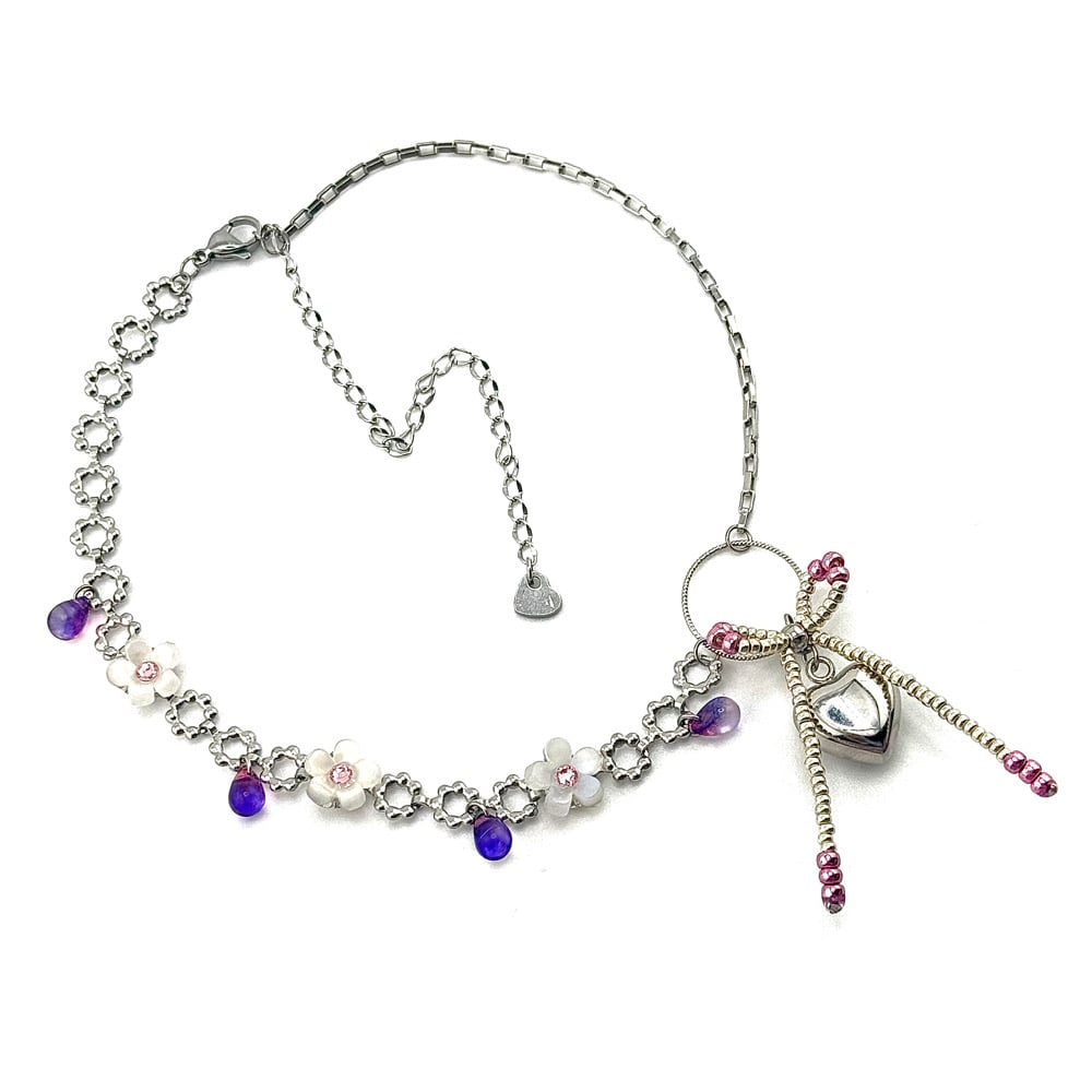 Image of Love Ribbon Necklace