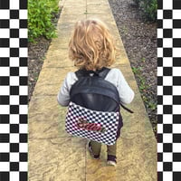 Image 2 of BAG: Personalised Checkerboard Backpack
