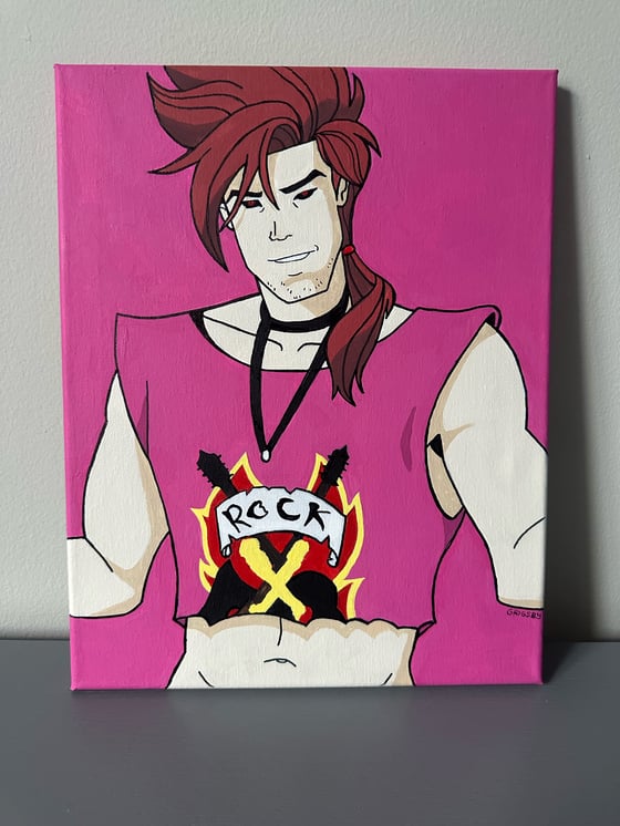 Image of Gambit (Crop Top) Painting