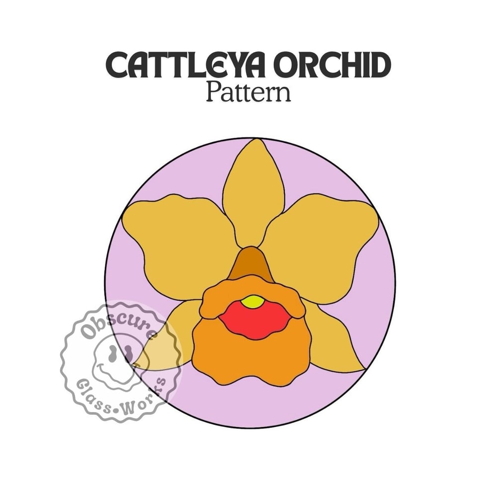 Image of Cattleya Orchid (Digital Pattern Only)