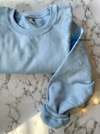 (KEYWORD DESIGN) LIGHT BLUE CREWNECK 