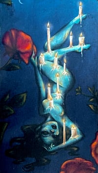Image 2 of “Nymphomaniac” Original oil painting