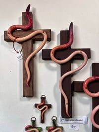 Image 2 of Wall Worm Crosses (upright & inverted. Mini and regular)