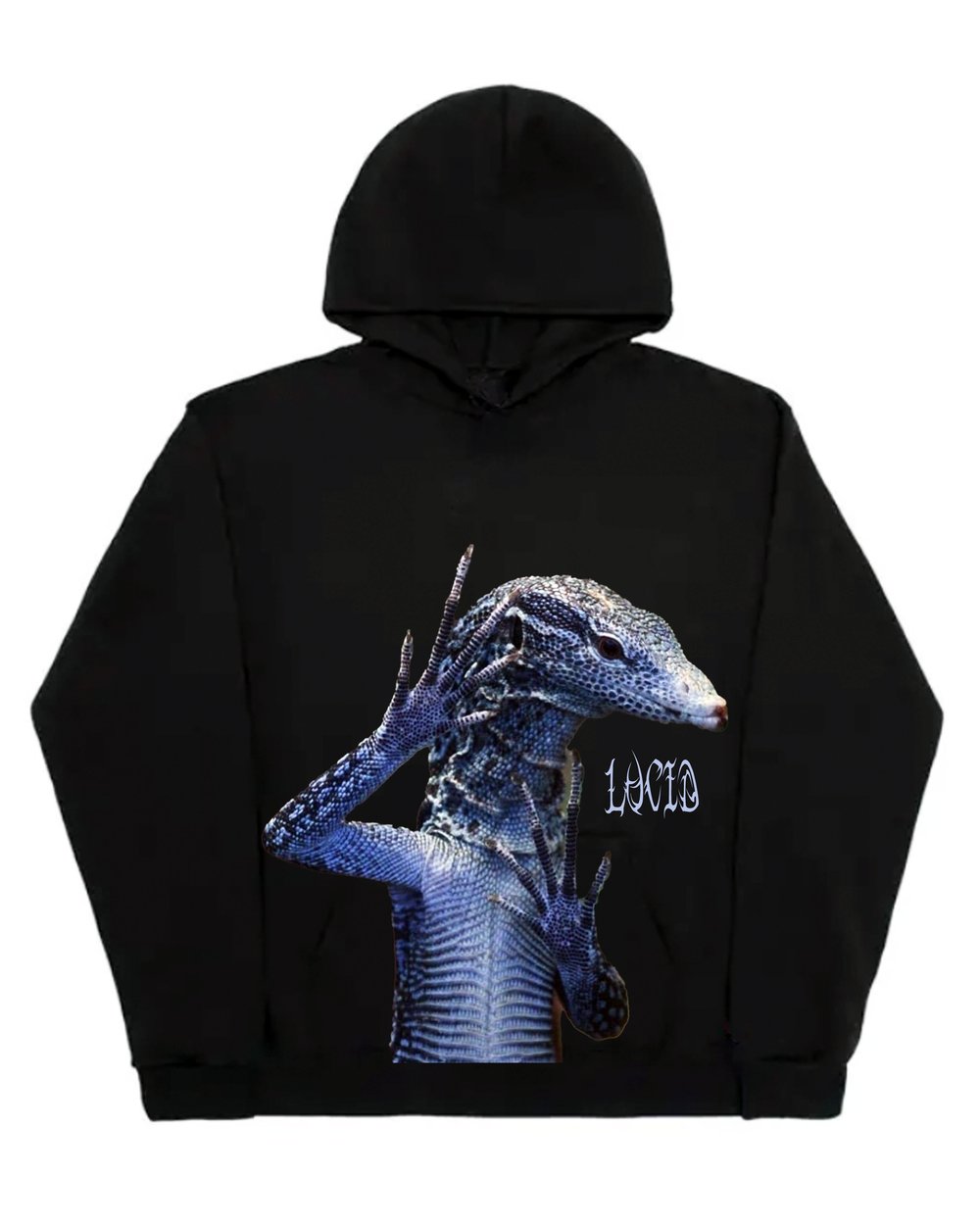 Image of LIZARD HOODIE (BLACK)