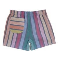 Image 2 of EZ Shorts- muted rainbow