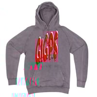 GIGPS “blood of Jesus” hoodie Grey Stone