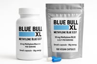 BlueBull XL - 30mg of Methylene Blue U.S.P. Per Capsule! Our Highest Strength Capsules! UK Made! 