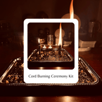 Image 1 of Cord Burning Ceremony Kit