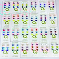 Image 2 of Set 3 párů náušniček Circle Mini 2