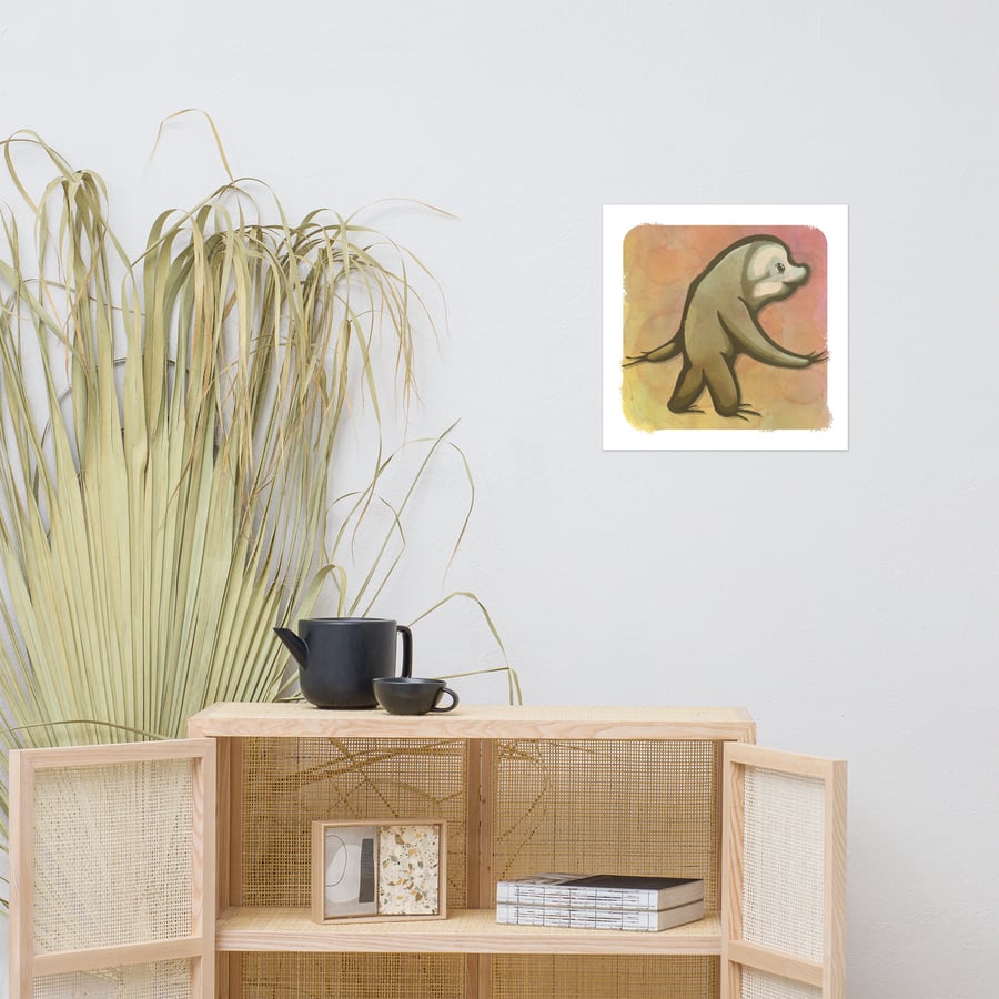 Image of Seth Sloth Giclee Poster