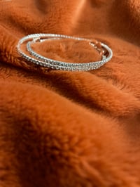 Image 3 of Blinged every day hoops -LARGE