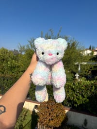 Image 1 of Cotton Candy Weighted Bear