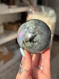 Image 5 of BLUE LABRADORITE SPHERE -MADAGASCAR- C