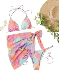 Image 1 of 3 piece bathing suit.