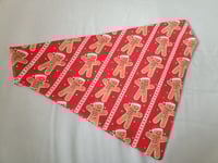Image 1 of Gingerbread Man Dog Bandana