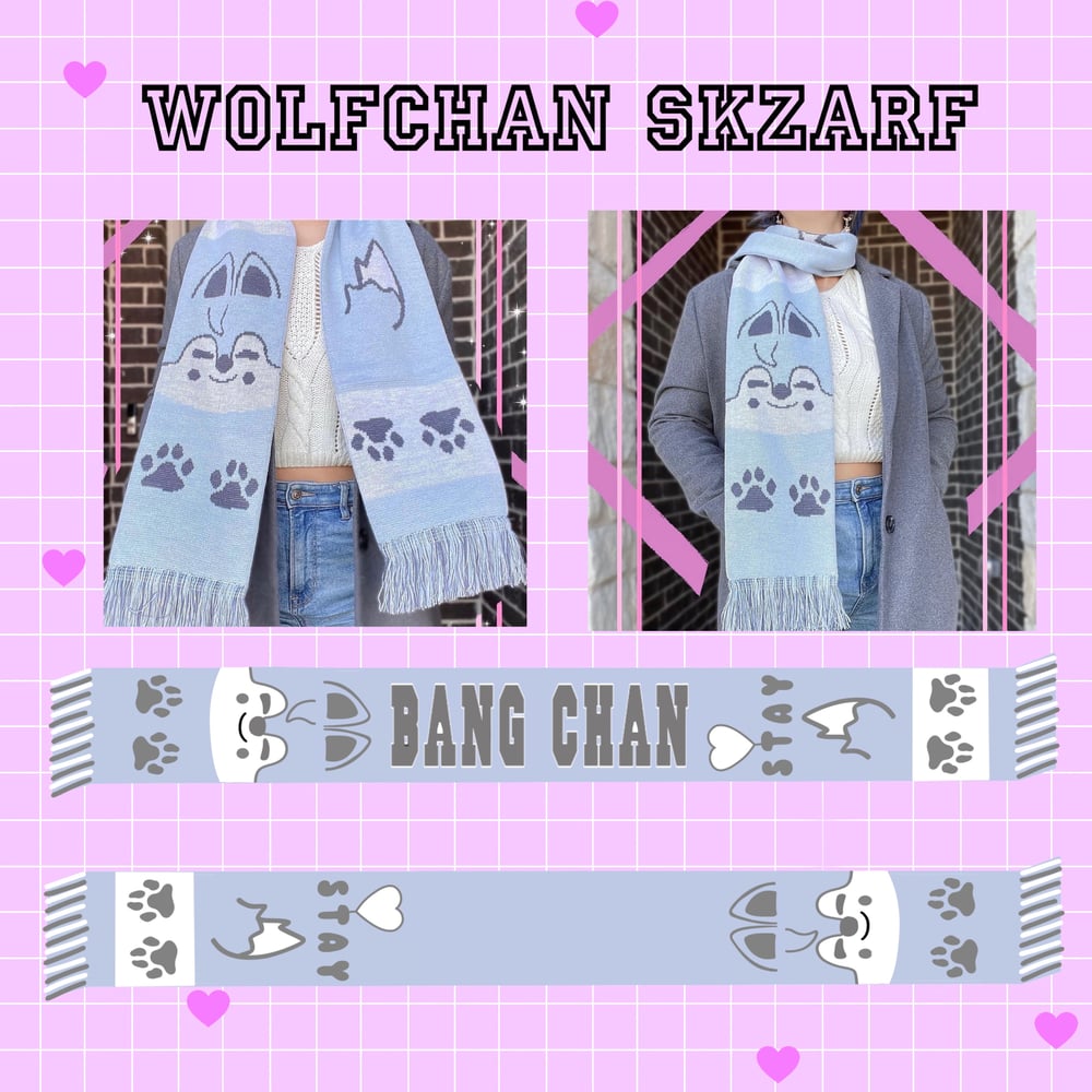 Image of Wolf Chan Scarf / Beanie - INSTOCK 