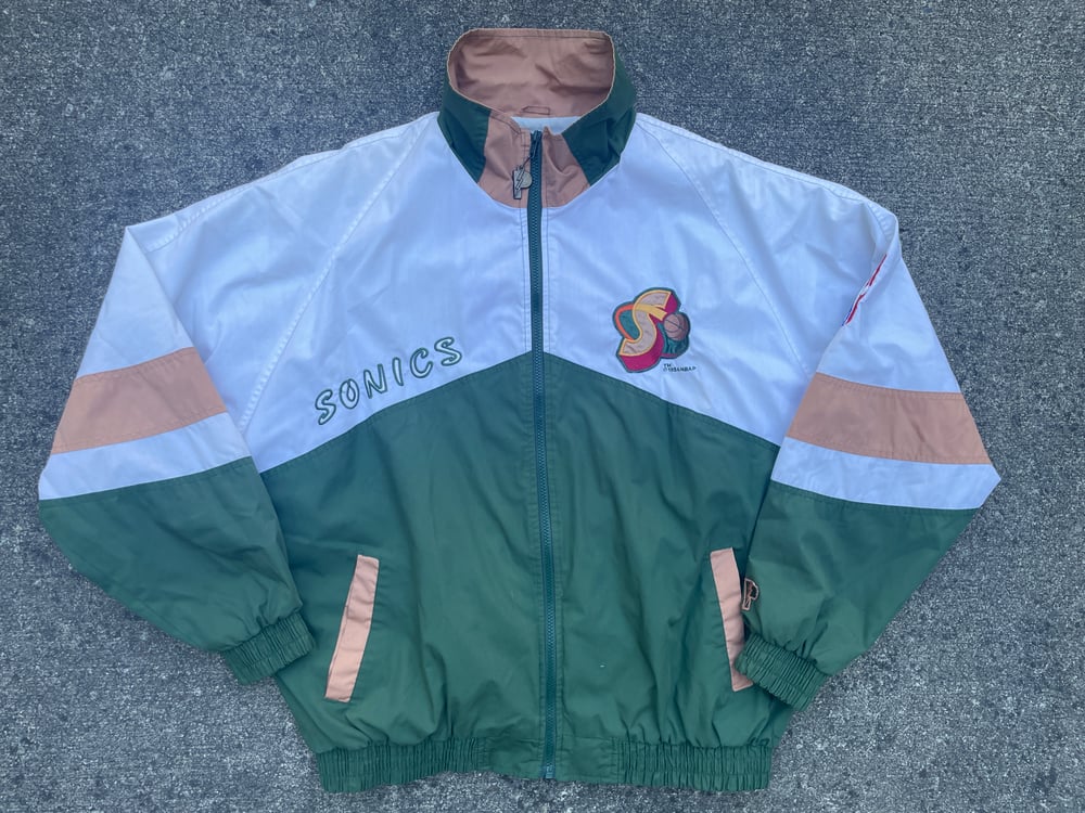 Image of Vintage Seattle Sonics Pro Player Spellout Jacket