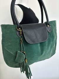 Image 4 of 00s Leather green bag 