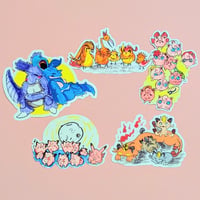 Image 2 of p0kem0n singles stickers 