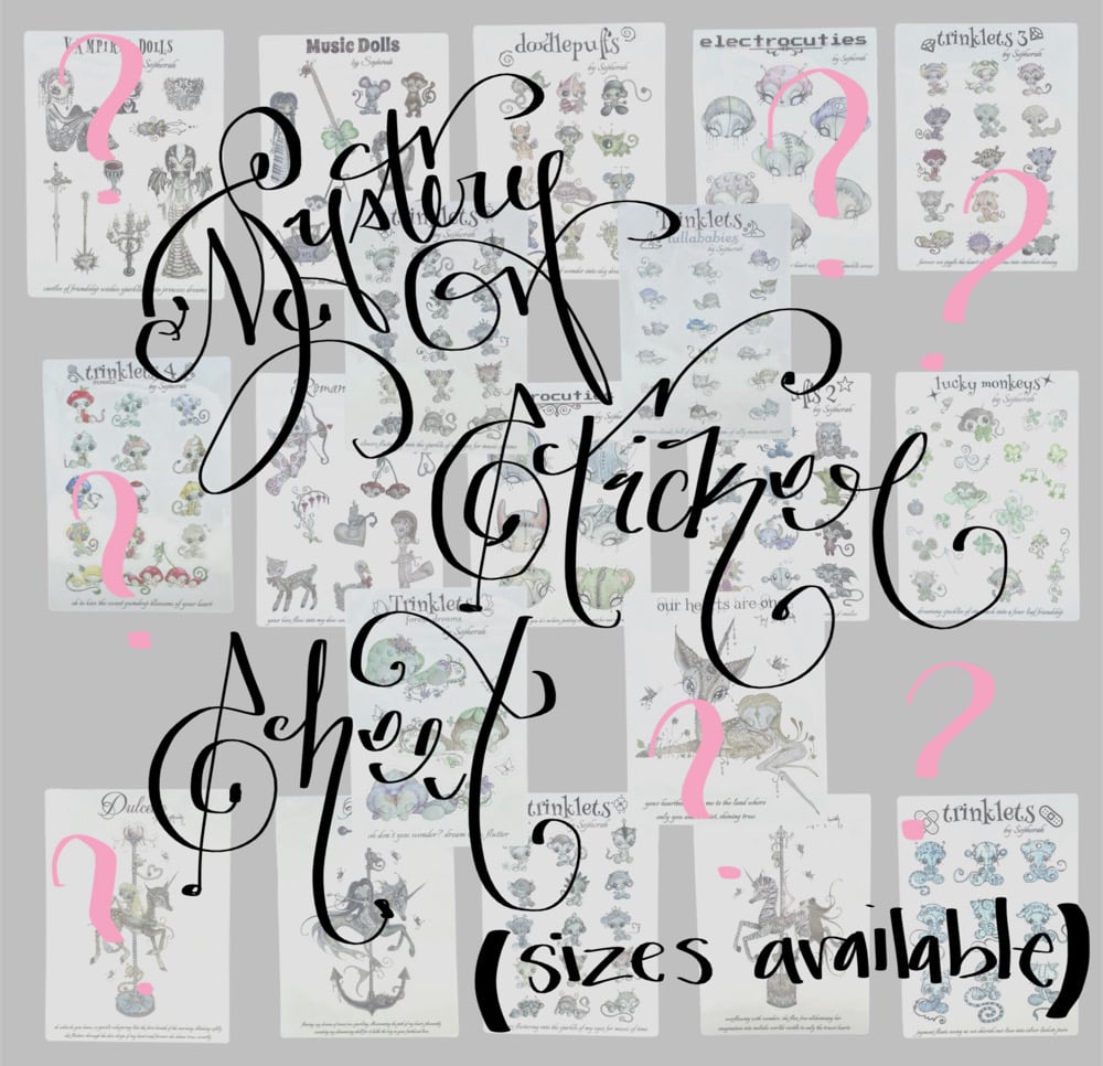 Image of MYSTERY STICKER BUNDLE (different sizes available)