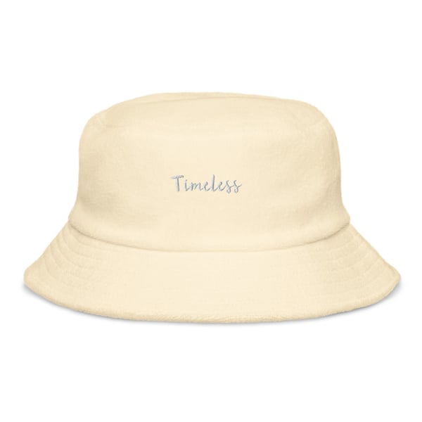 Image of Timeless Unstructured terry cloth bucket hat