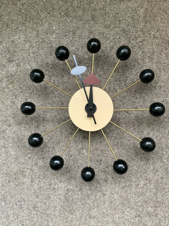 Image of George Nelson Style Clock