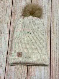 Image 2 of Children’s Pom Pom Hat, Different Styles Available, to fit up to 10 years old. 