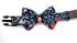 Blue Garden Flower Bow Tie  Image 2