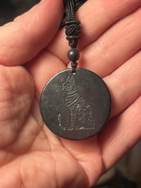 Cat shungite necklace 