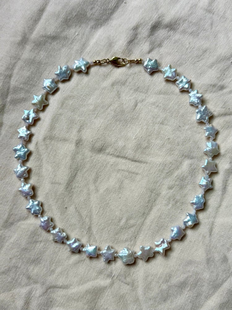 Image of Starbust pearl necklace 