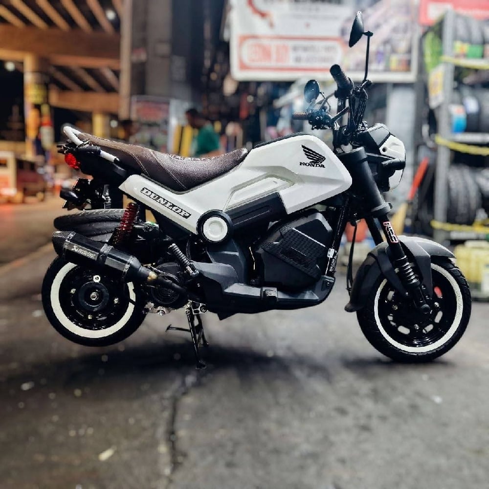 Honda NAVi 110 White Wall Tire Set | Reckless Customs