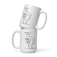 Image 1 of plan White glossy mug 