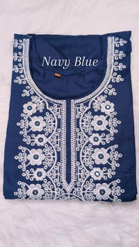 Image 6 of KSV81013-3 Pc Soft Rayon Kurtha Set