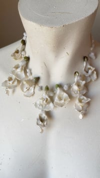 Image 5 of 🤍Snapdragon Choker🤍 with freshwater pearls 