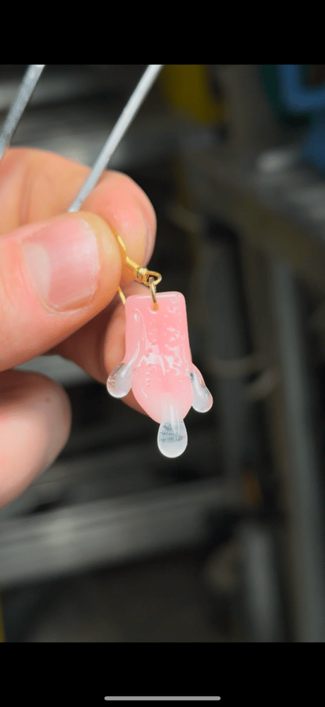 Image of tongue ear rings